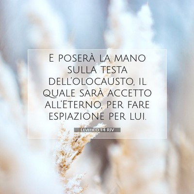Levitico 1:4 Versetto della Bibbia Spiegato