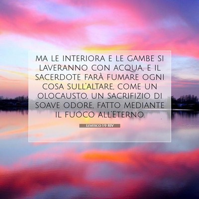 Levitico 1:9 Versetto della Bibbia Spiegato