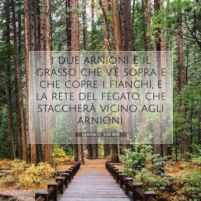 Levitico 3:10 Versetto della Bibbia Spiegato
