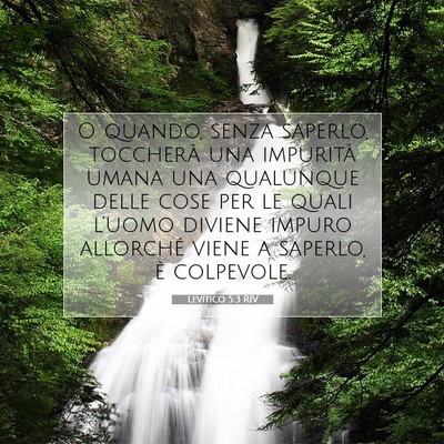 Levitico 5:3 Versetto della Bibbia Spiegato