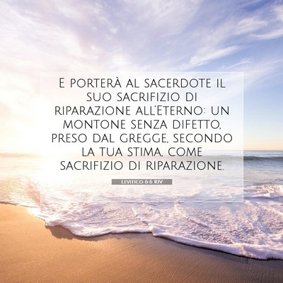 Levitico 6:6 Versetto della Bibbia Spiegato