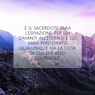 Levitico 6:7 Versetto della Bibbia Spiegato