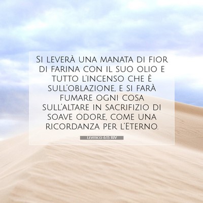Levitico 6:15 Versetto della Bibbia Spiegato