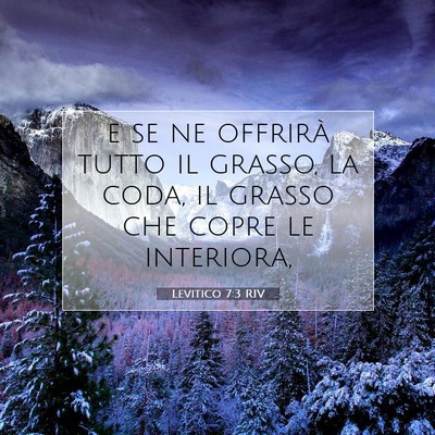 Levitico 7:3 Versetto della Bibbia Spiegato