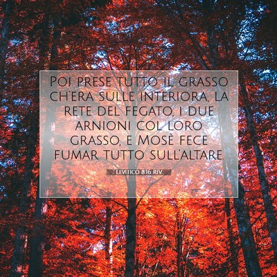 Levitico 8:16 Versetto della Bibbia Spiegato