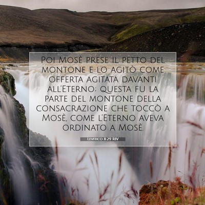 Levitico 8:29 Versetto della Bibbia Spiegato