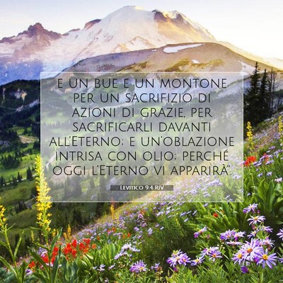 Levitico 9:4 Versetto della Bibbia Spiegato