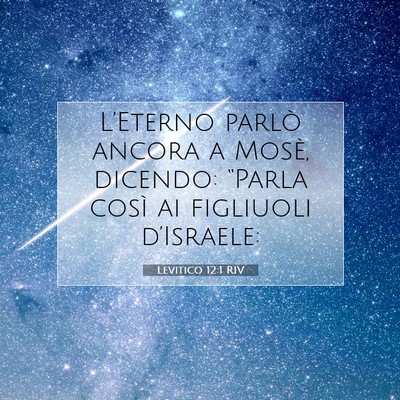 Levitico 12:1 Versetto della Bibbia Spiegato
