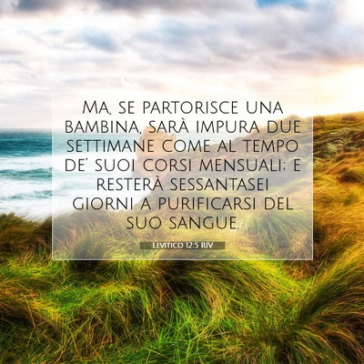 Levitico 12:5 Versetto della Bibbia Spiegato