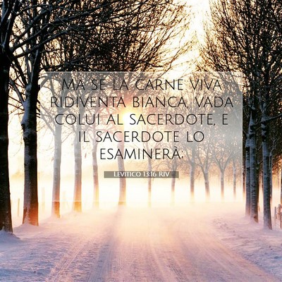 Levitico 13:16 Versetto della Bibbia Spiegato