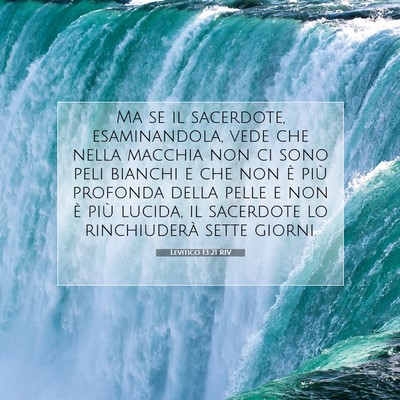 Levitico 13:21 Versetto della Bibbia Spiegato
