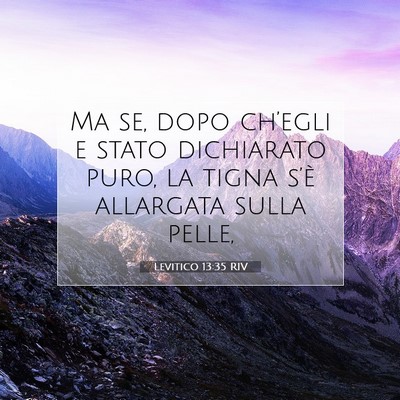 Levitico 13:35 Versetto della Bibbia Spiegato