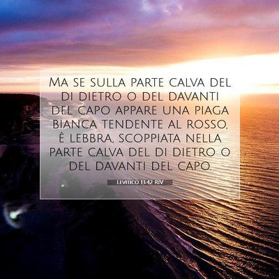 Levitico 13:42 Versetto della Bibbia Spiegato