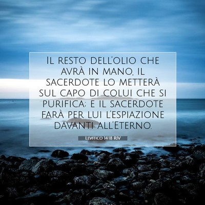 Levitico 14:18 Versetto della Bibbia Spiegato