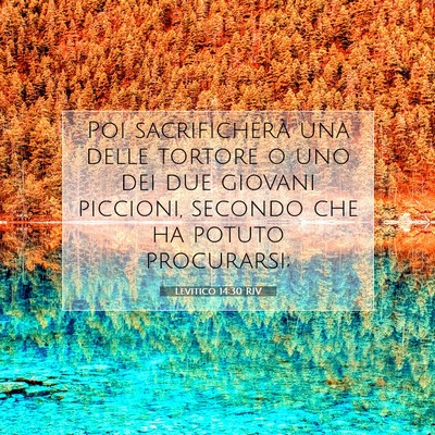Levitico 14:30 Versetto della Bibbia Spiegato