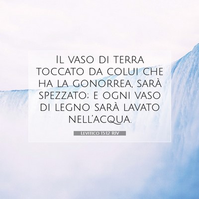 Levitico 15:12 Versetto della Bibbia Spiegato
