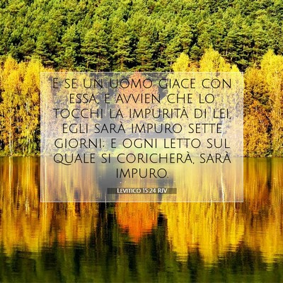 Levitico 15:24 Versetto della Bibbia Spiegato