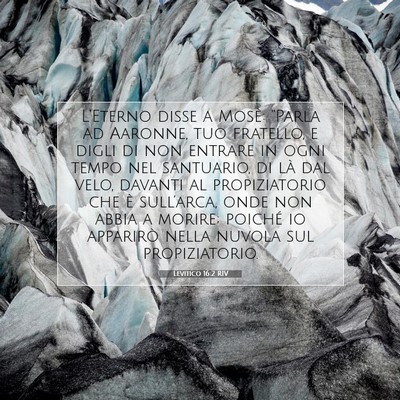 Levitico 16:2 RIV Immagine del Versetto della Bibbia