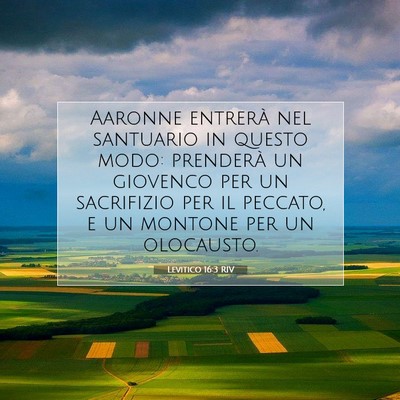 Levitico 16:3 Versetto della Bibbia Spiegato