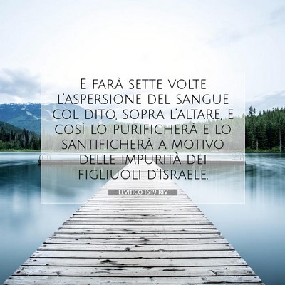 Levitico 16:19 Versetto della Bibbia Spiegato