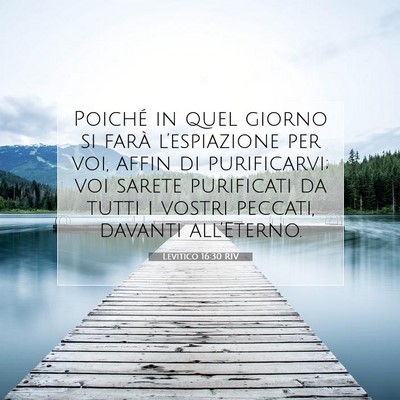 Levitico 16:30 Versetto della Bibbia Spiegato