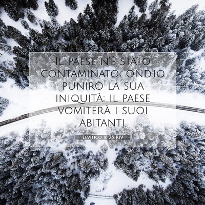 Levitico 18:25 Versetto della Bibbia Spiegato