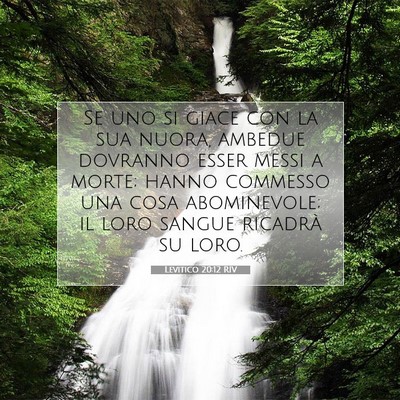 Levitico 20:12 Versetto della Bibbia Spiegato
