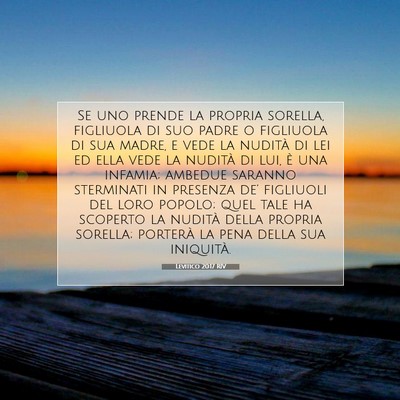 Levitico 20:17 RIV Immagine del Versetto della Bibbia