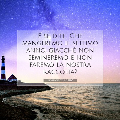 Levitico 25:20 Versetto della Bibbia Spiegato