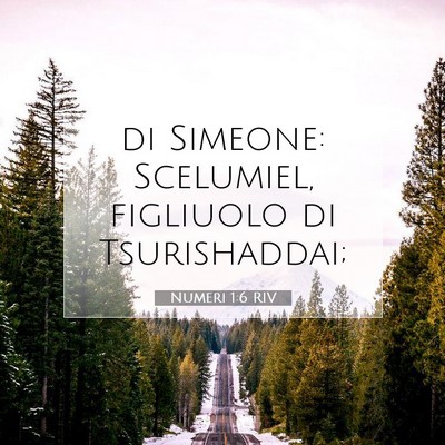 Numeri 1:6 Versetto della Bibbia Spiegato