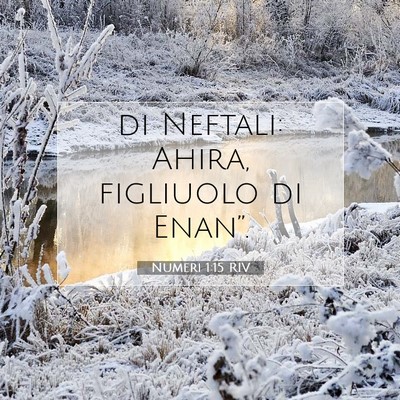 Numeri 1:15 Versetto della Bibbia Spiegato