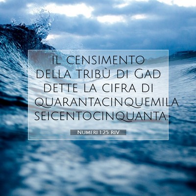 Numeri 1:25 Versetto della Bibbia Spiegato