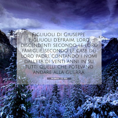 Numeri 1:32 Versetto della Bibbia Spiegato