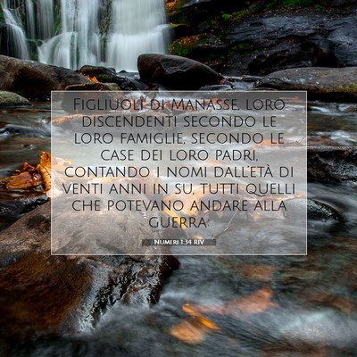 Numeri 1:34 Versetto della Bibbia Spiegato