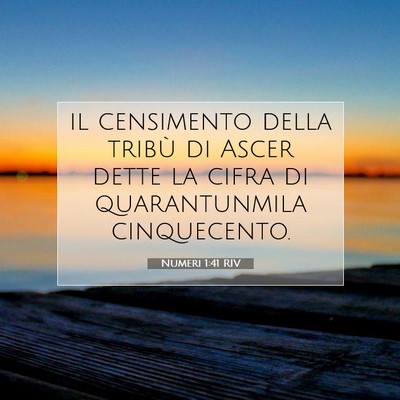 Numeri 1:41 Versetto della Bibbia Spiegato