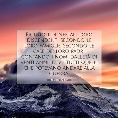 Numeri 1:42 Versetto della Bibbia Spiegato