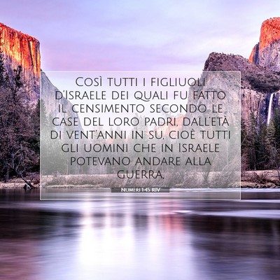 Numeri 1:45 Versetto della Bibbia Spiegato