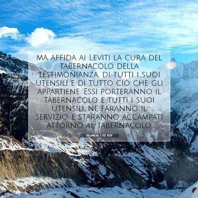 Numeri 1:50 Versetto della Bibbia Spiegato