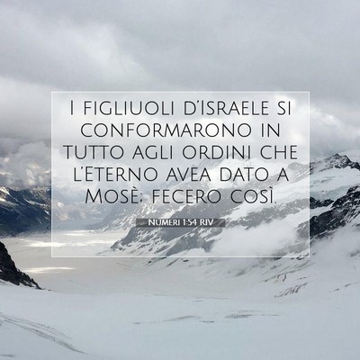 Numeri 1:54 Versetto della Bibbia Spiegato