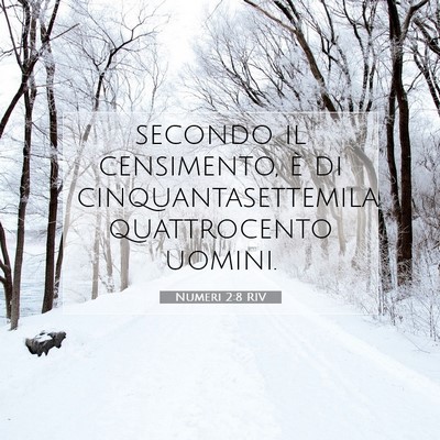 Numeri 2:8 Versetto della Bibbia Spiegato