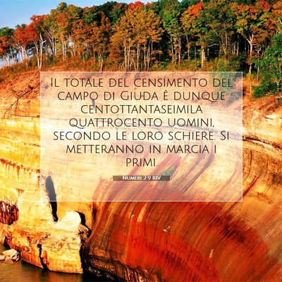 Numeri 2:9 Versetto della Bibbia Spiegato