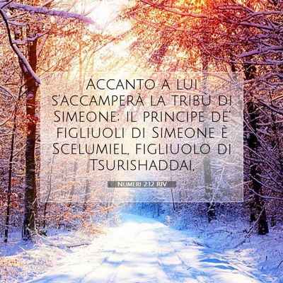 Numeri 2:12 RIV Immagine del Versetto della Bibbia