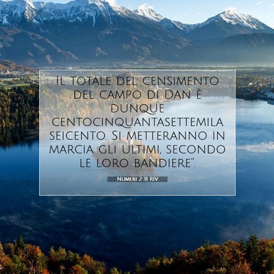 Numeri 2:31 Versetto della Bibbia Spiegato