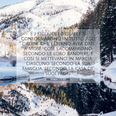 Numeri 2:34 Versetto della Bibbia Spiegato