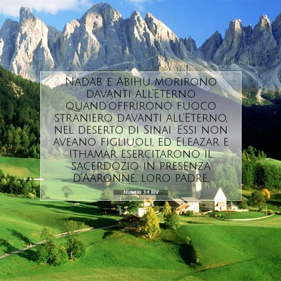 Numeri 3:4 Versetto della Bibbia Spiegato