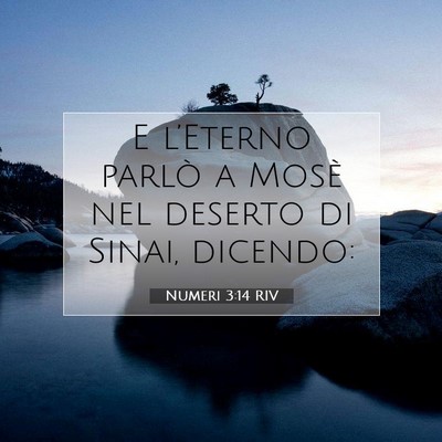 Numeri 3:14 Versetto della Bibbia Spiegato