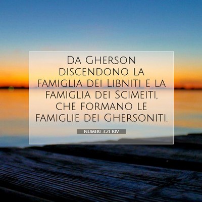 Numeri 3:21 Versetto della Bibbia Spiegato
