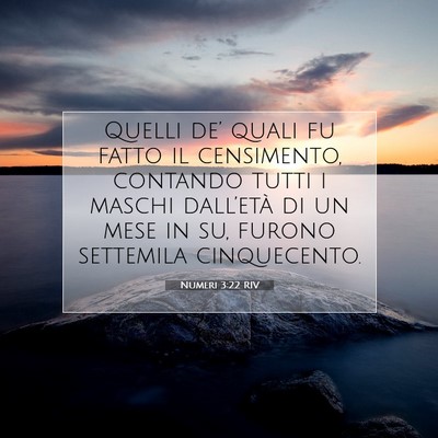 Numeri 3:22 Versetto della Bibbia Spiegato
