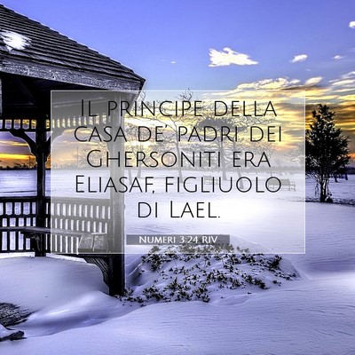 Numeri 3:24 Versetto della Bibbia Spiegato