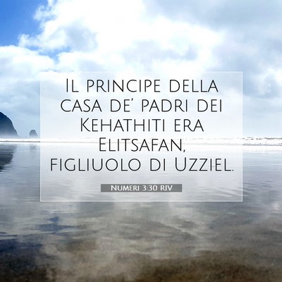 Numeri 3:30 Versetto della Bibbia Spiegato